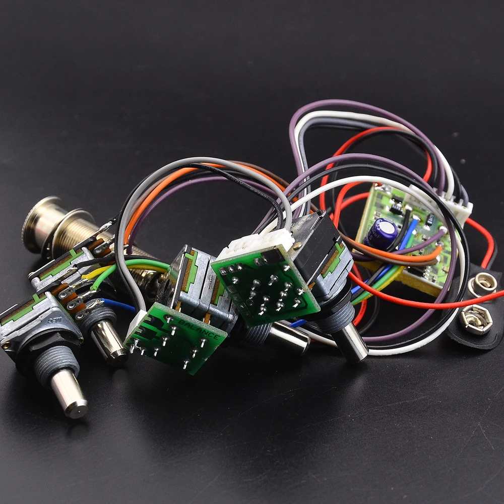 

MEC Active 2 Band EQ Preamp Circuit For Active Bass Pickup