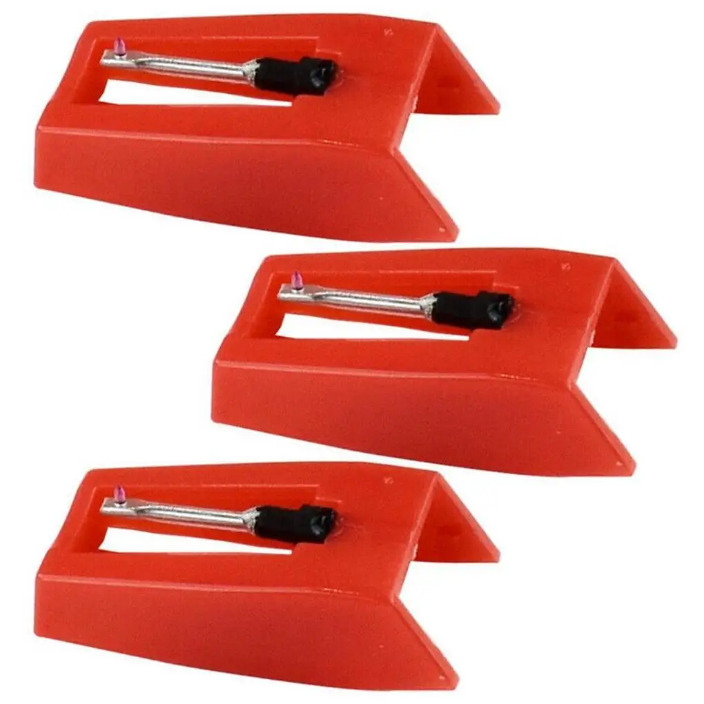 

3 Pieces Record Player Needles Gramophone Turntable Replacement Vintage Phonograph Part Pin Spare Parts Accessory