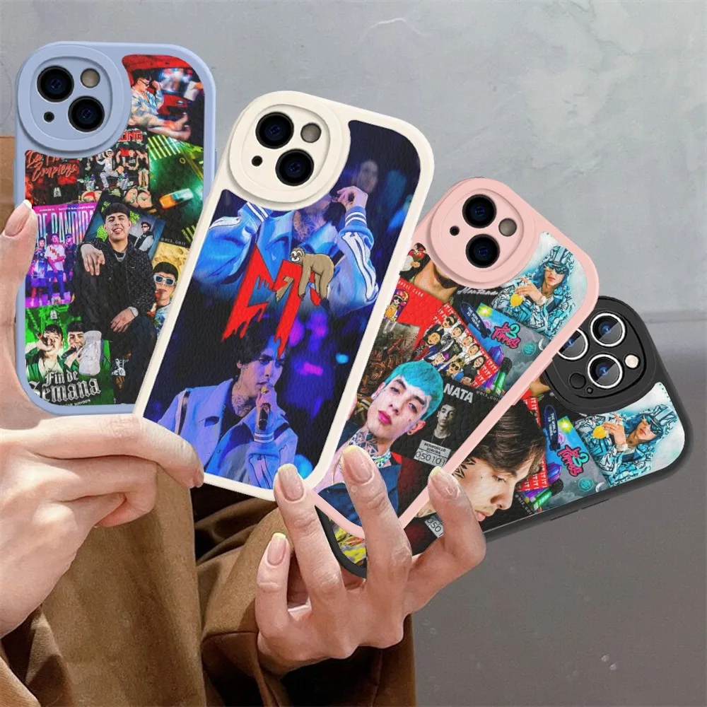 N-Natanael C-Cano Rapper CT Phone Case Hard Leather For IPhone 16 15 14 ...