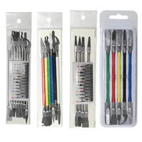 ic chip repair thin blade prying opening phone repair tools kit cpu nand remover disassembly blades crowbar 4568 in 1 tools