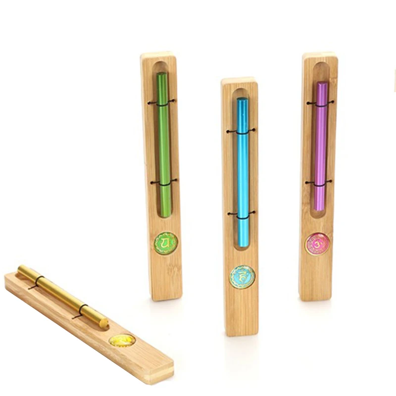 Колокольчик с цветными колокольчиками для медитации йоги колокольчики чакр