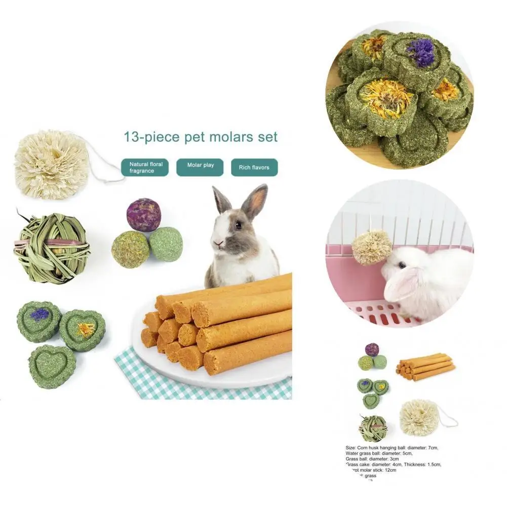 

Teeth Grinding Toy Various Small Pets Chewing Snack Toy Cage Accessories