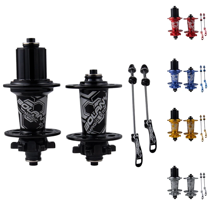 

Bolany Bike Hubs NBK Disc Brake 32 Hole 4 Sealed Bearing Bicycle Aluminum Alloy Quick Release MTB Hub 8 9 10 11 Speed