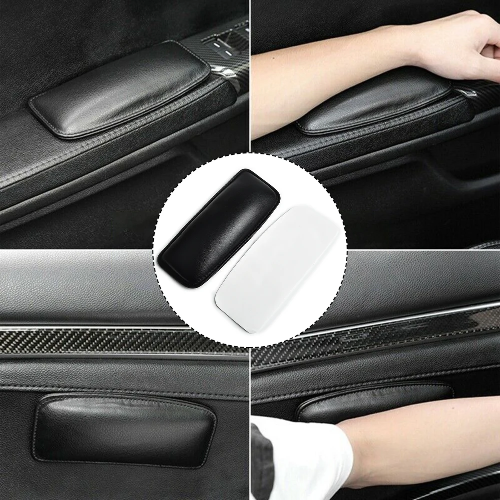 

Leather Knee Pad Universal Car Leather Leg Cushion Elastic Cushion Universal Seat Door Armrest Thigh Support Car Accessories