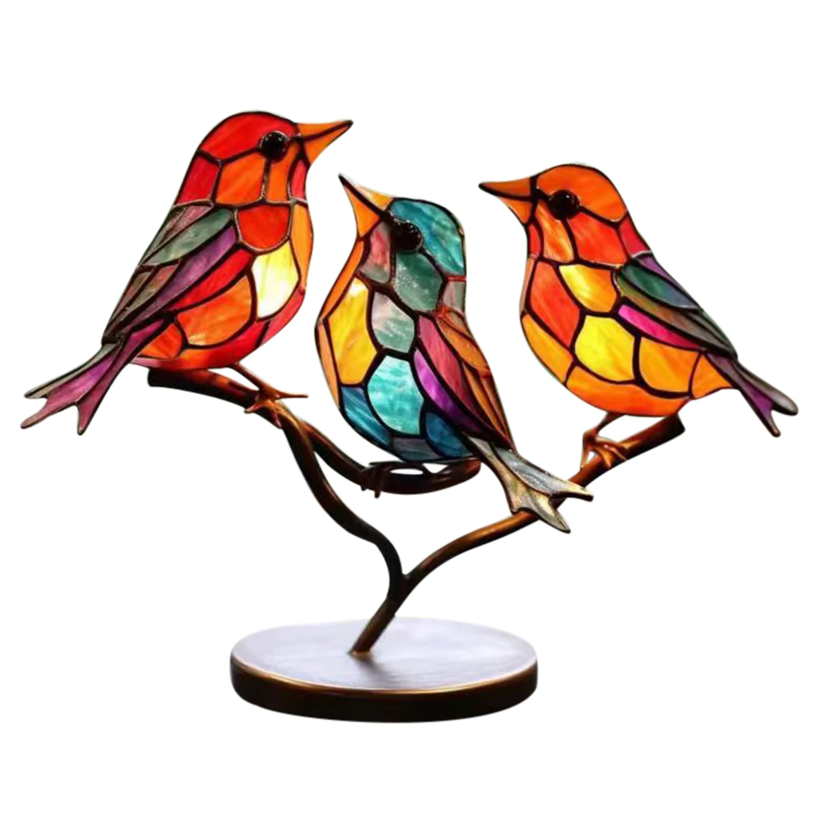 Красочный фон в современном стиле с птицами украшение для дома идеально подходит