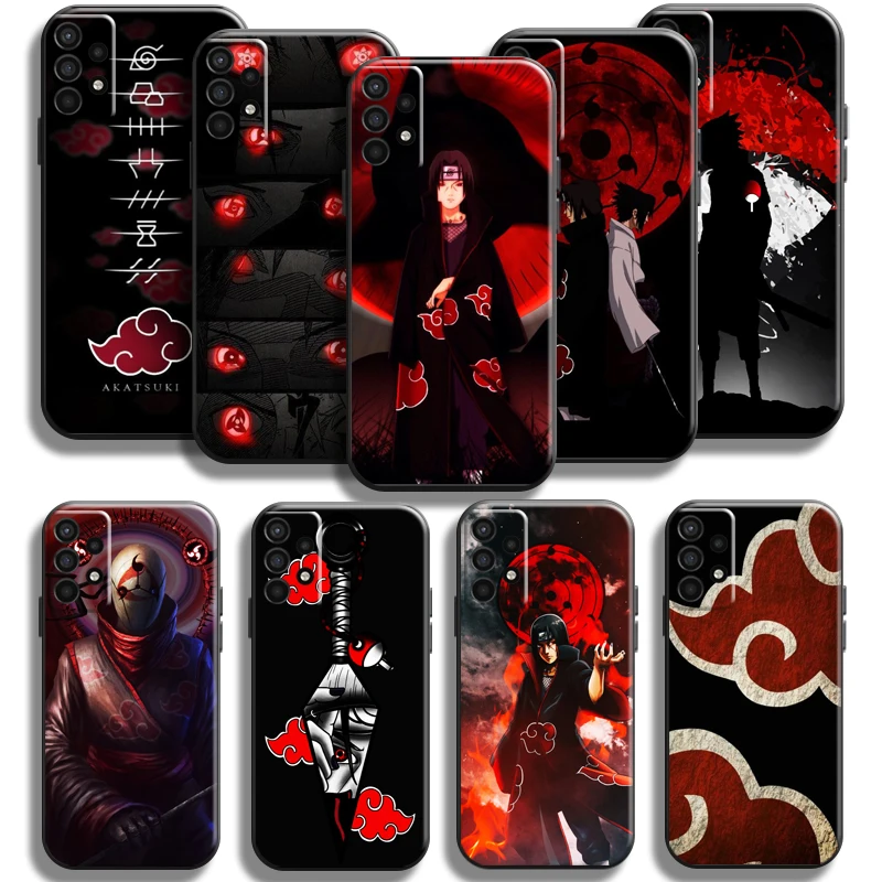Чехол для телефона Naruto Akatsuki Uchiha Itachi Samsung Galaxy A11 A12 A21 A21S A22 A30 A31 A32 A50 A51 A52 A70 A71 A72 5G TPU |