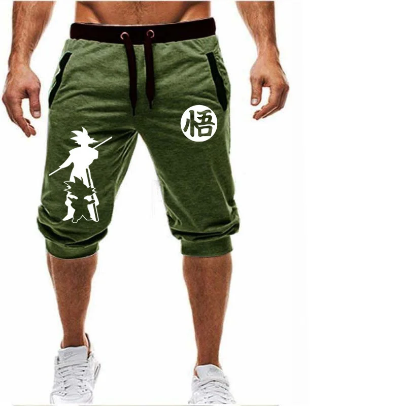 

New Mens Gym Shorts Run Jogging Sports Fitness Bodybuilding Sweatpants Male Workout Training Brand Knee Length Short Pant