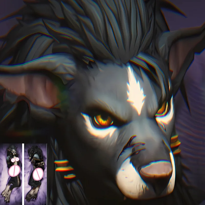 Наволочка для подушки сделай сам персонализированная Подушка с рисунком орка