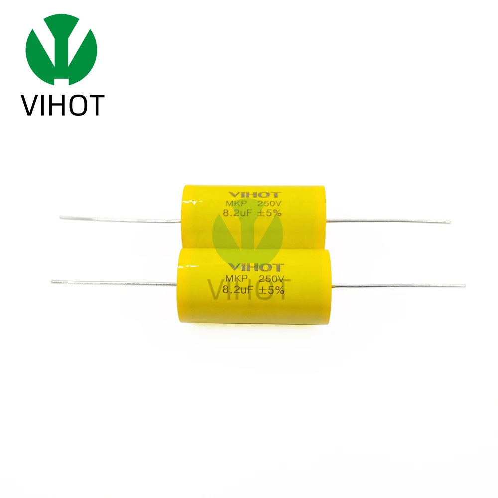 Аудио конденсатор VIHOT 1 шт. 250 В постоянного тока Audiophiler Axial MKP 8 2 мкФ для HIFI DIY