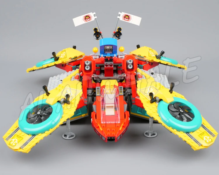 1508 шт. Monkie Kid Team Dronecopter грузовые контейнеры аркадная машина двухъярусные кровати