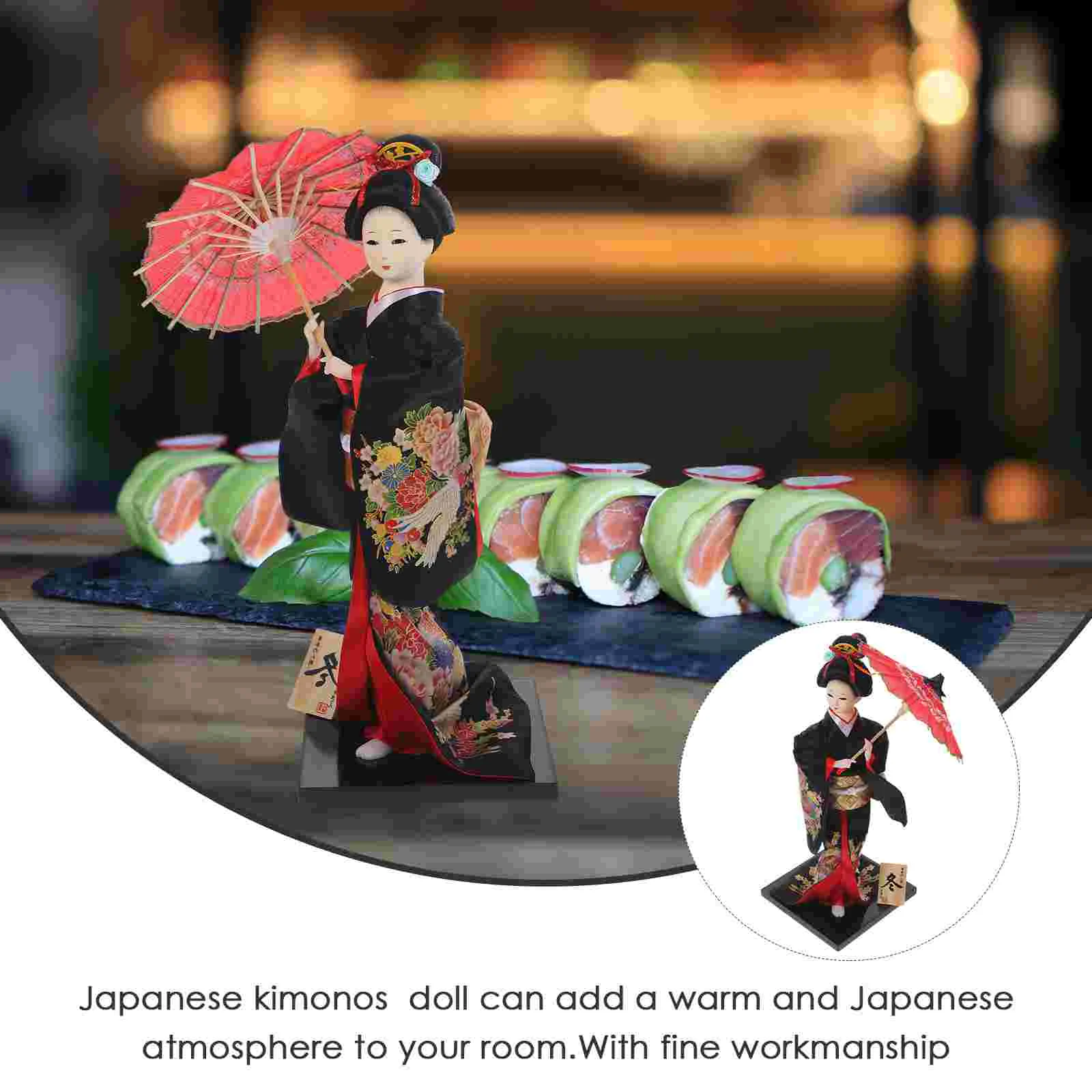Японские украшения гейши настольные подарки для дня рождения кимоно куклы
