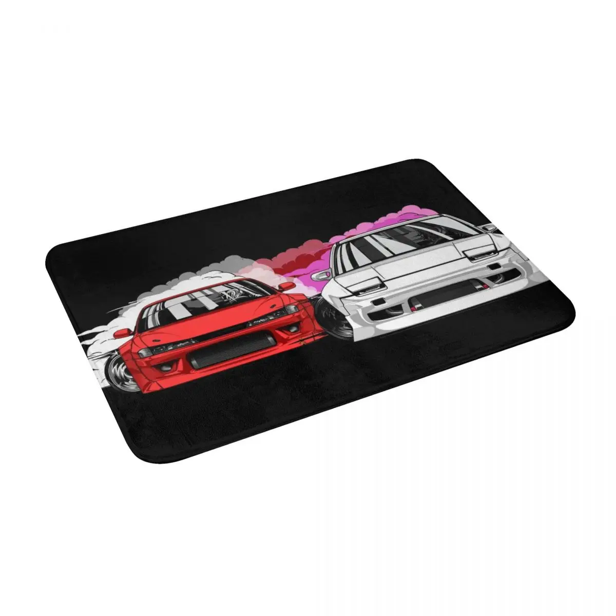 

Nissan Schassis Twin Drift Battle Bath Door Floor Mat Rug Carpet Entrance Living Room Home Kitchen Doormat Bathroom Anti-slip