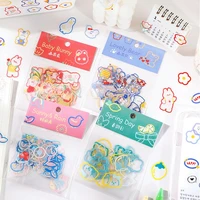 45pcs creative cartoon adhesive series diy decor diary stickers collage material colorful decorative hand account
