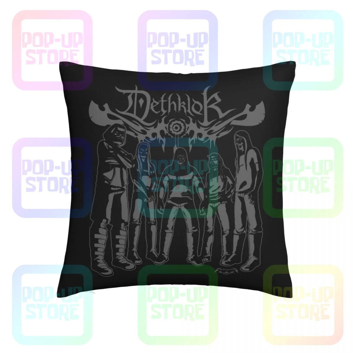 Уютная металлическая переводная наволочка dethkl, наволочка для подушки, винтажная наволочка высшего качества на заказ