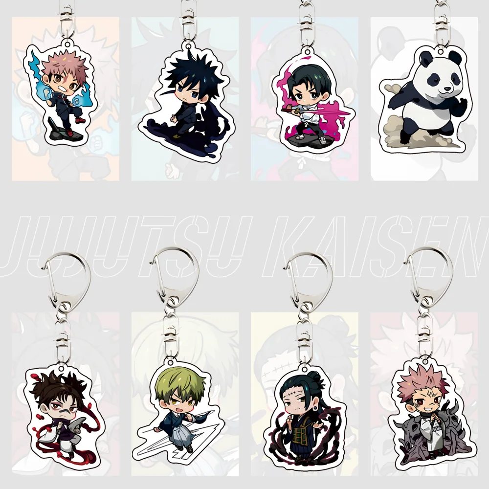 Фото Аниме Jujutsu Kaisen Acrylic Stand Ryomen Sukuna Geto Suguru Satoru Gojo Fushiguro Megumi Signboard Desktop Decorations №1