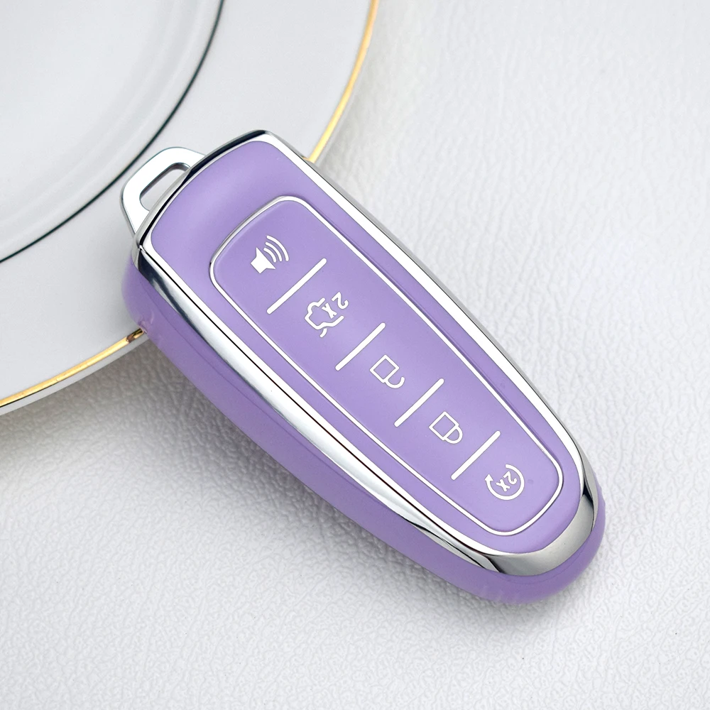 

Чехол для автомобиля из ТПУ для Ford Focus Edge Explorer DISPATCH C-Max Escape Flex, Титановый корпус, держатель Fob