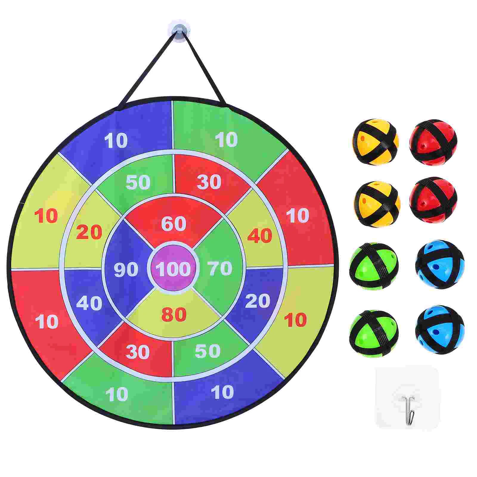 

1 Set of Tossing Darts Kids Sticky Target Dart Board Interactive