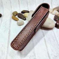 Кожаные чехлы для ножа или мультитула, крепятся на ремень#2