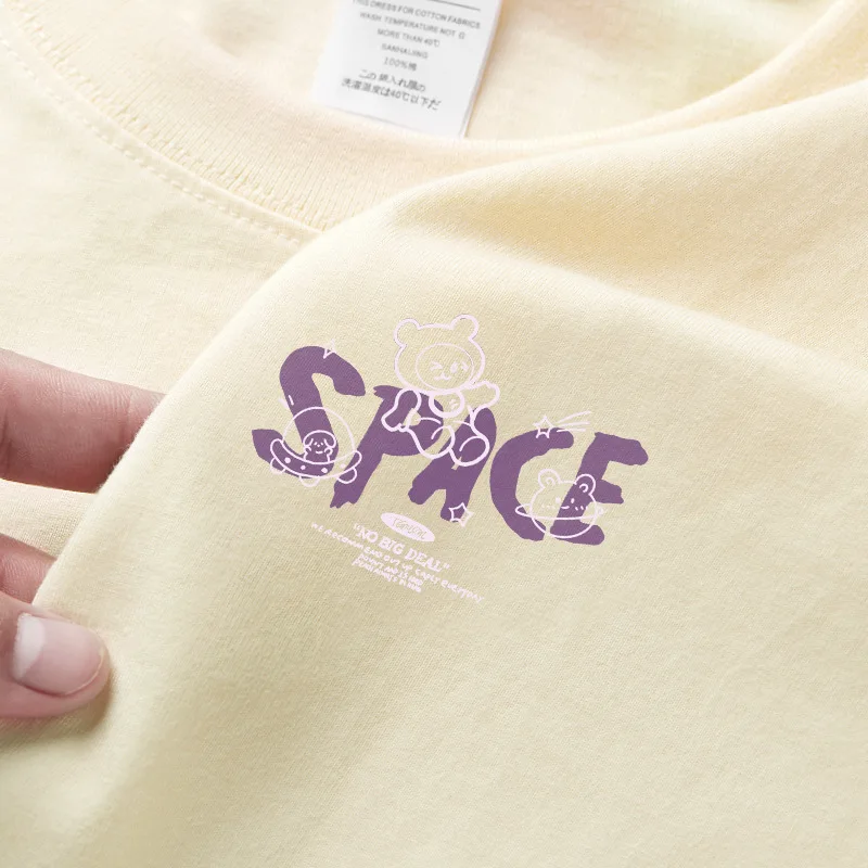 

Men's New Summer Fashion Brand Street Chinese Style Printing Loose Heavy Cotton Short Sleeve T-shirt Men's Fashion Clothes