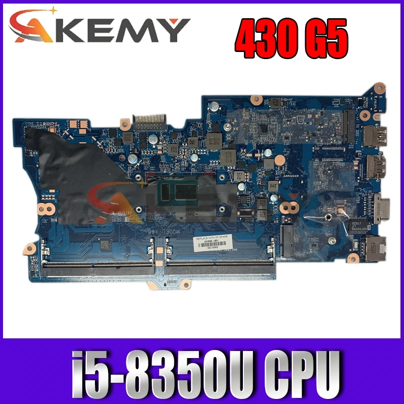 

DA0X8BMB6F0 для HP ProBook 430 G5 440 G5 материнская плата для ноутбука CPU i5 8350U 100%, рабочая деталь