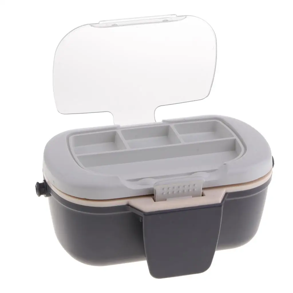 

Swivel Fishing Hook Box Fishing Equipment Container Portable Lanyard