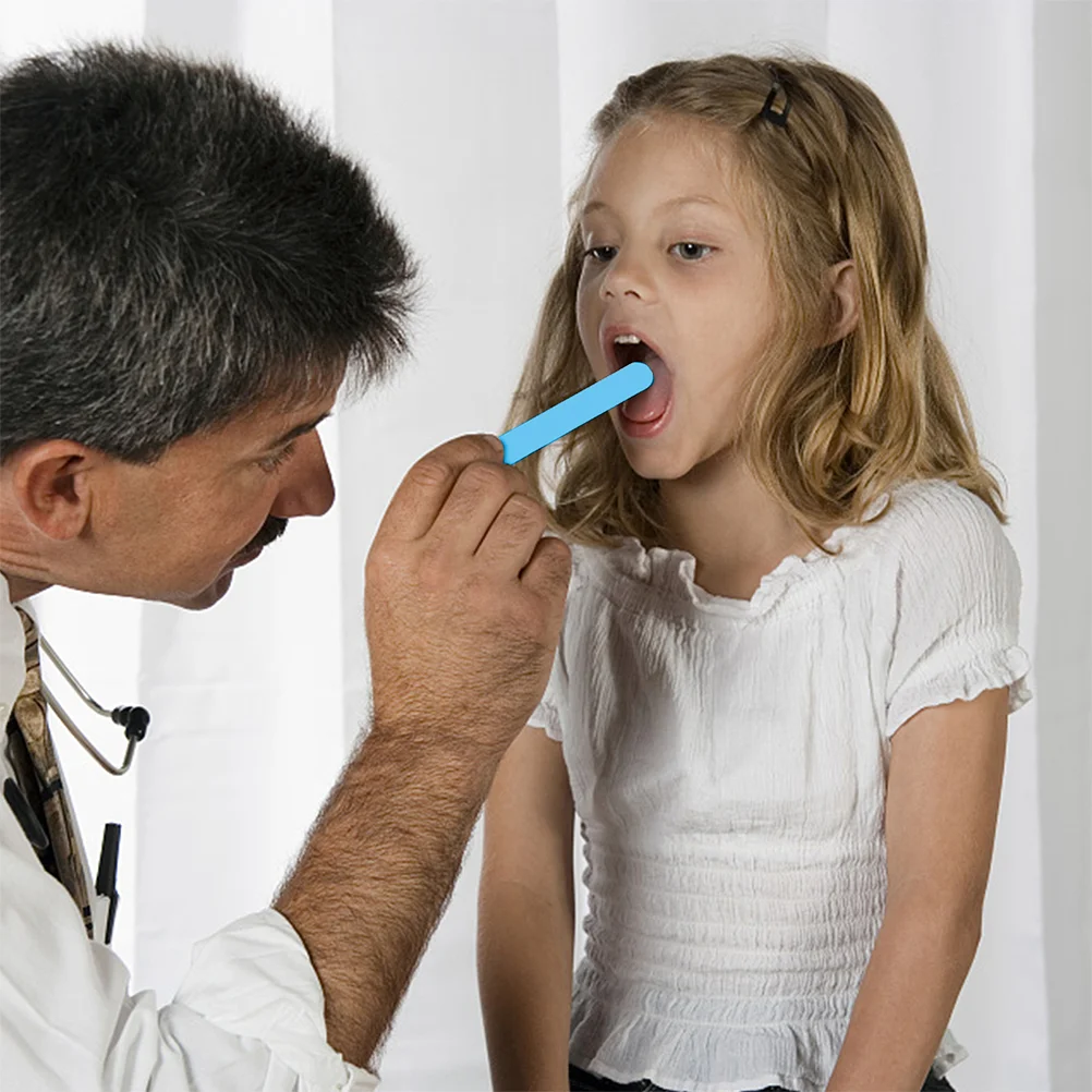 

25 Pcs Spatula Premium Tongue Depressor Disposable Scraper Blender Plastic Stick Pp Practical Professional Child Wooden