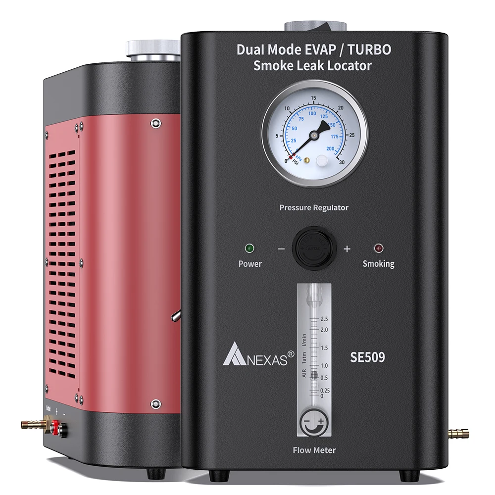 NEXAS SE509 Двухрежимный (EVAP Turbo) детектор утечки дыма с дисплеем Встроенный