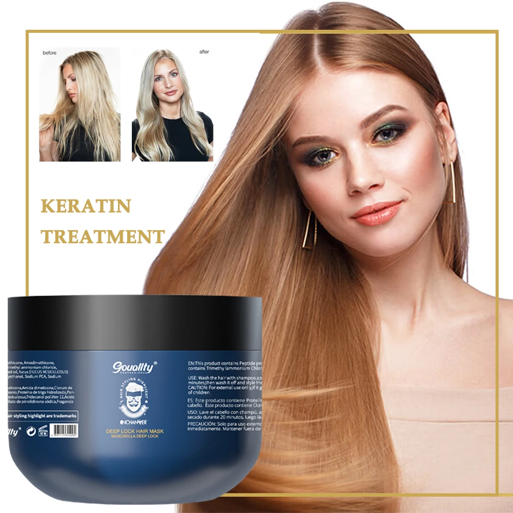 

Маска для волос с кератином и восстановлением корней волос