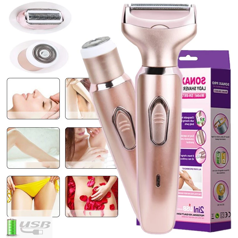 

Женский эпилятор 2 в 1, интимный триммер для стрижки, женская машинка для стрижки уха, машинка для стрижки, секретная Бритва для эпиляции, зоны интима, зоны бикини, лобка