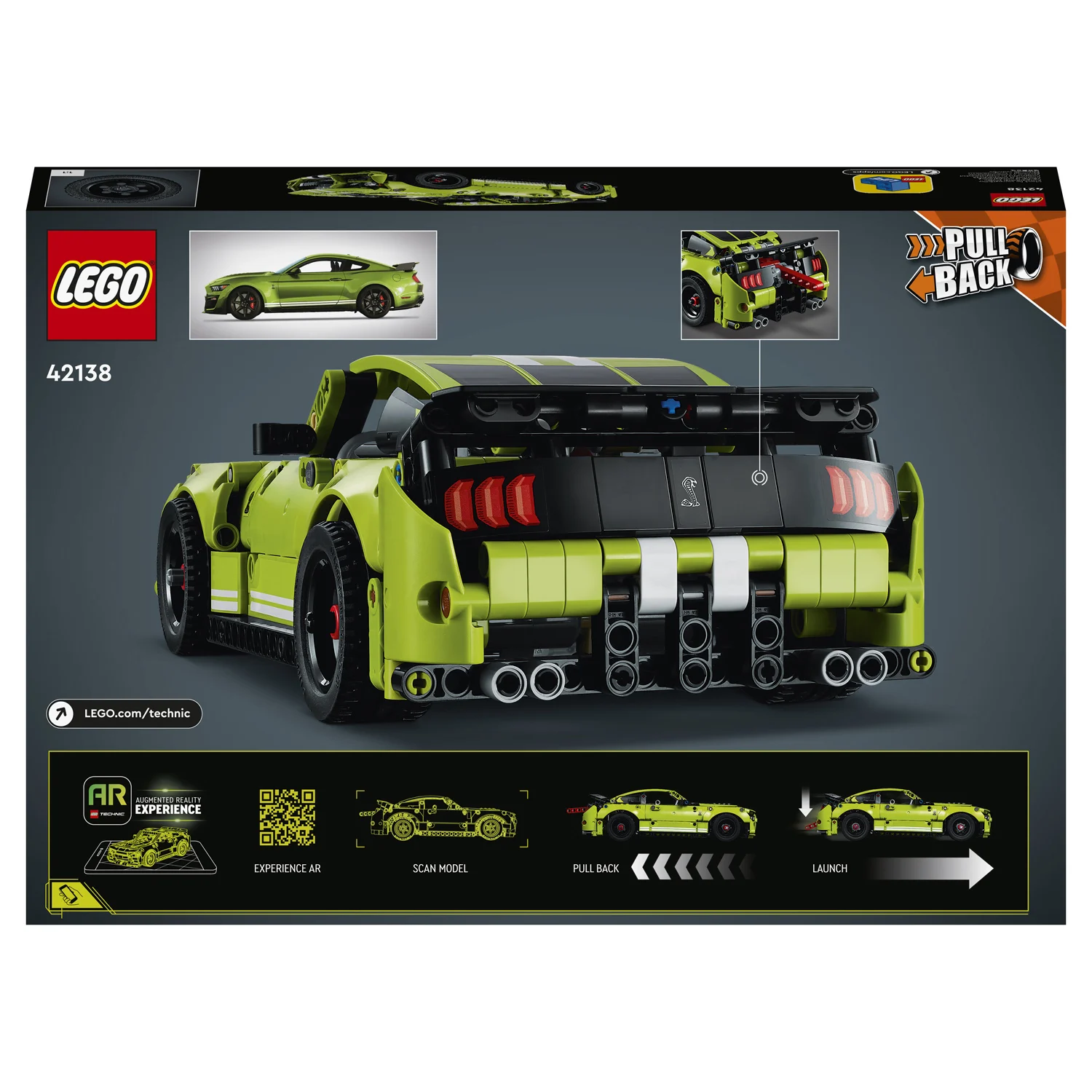 Конструктор LEGO Technic 42138 Ford Mustang Shelby GT500 | Игрушки и хобби