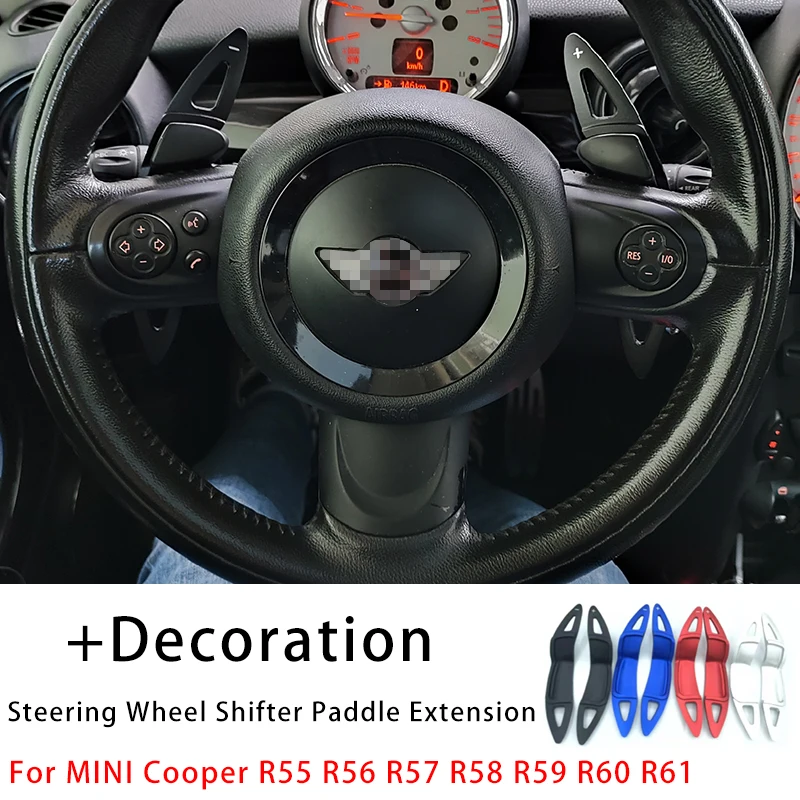 

Steering Wheel Paddle Extension Shifter For MINI Roadster R55 R56 R57 R58 R59 R60 R61 Coupe Paceman Clubman Cooper S JCW