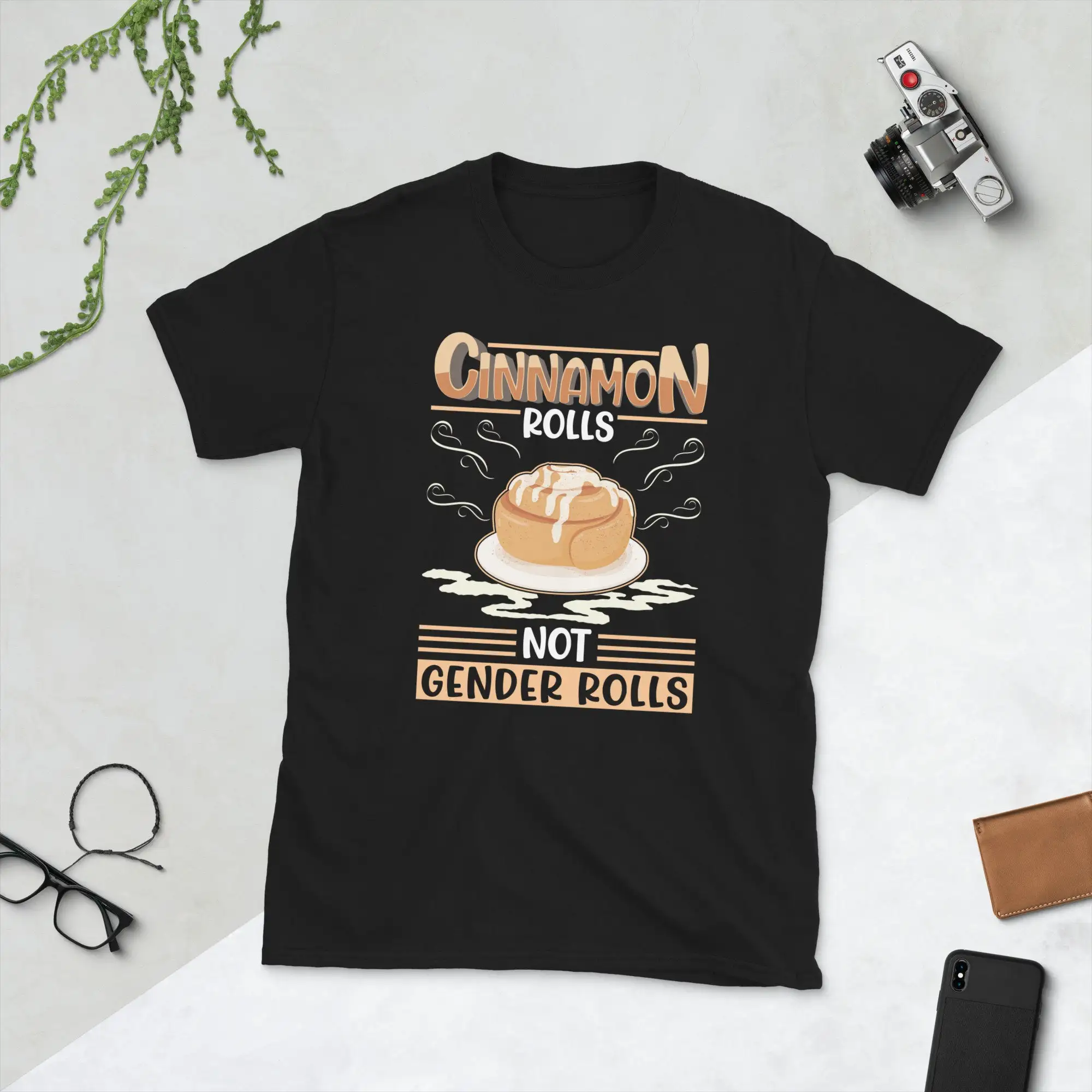 Любитель футболок Cinnamon Rolls Not Gender Roll
