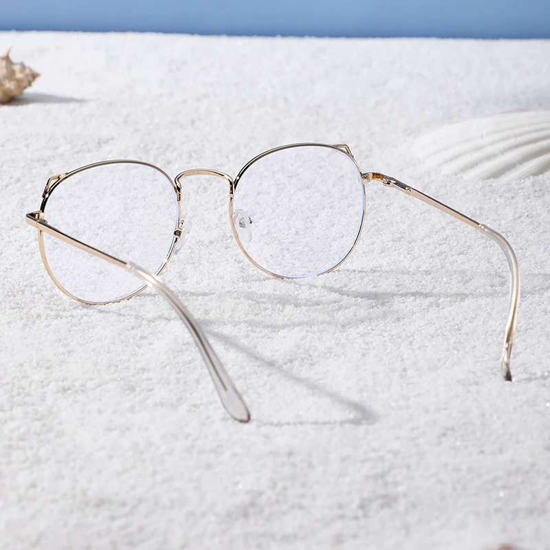Очки унисекс с кошачьими ушками защитой от синего спектра | Аксессуары для одежды