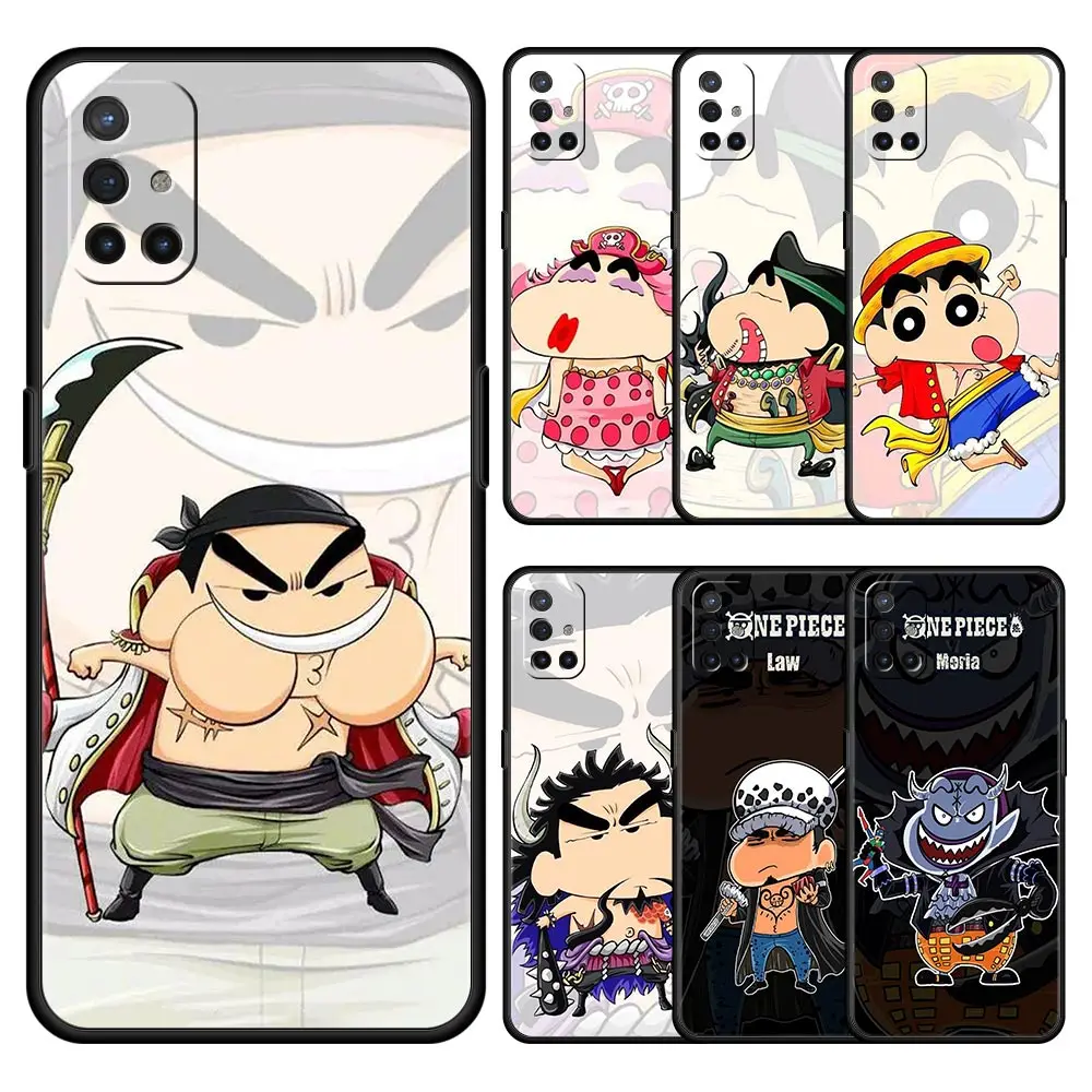 

One Piece Anime Crayon Shin-chan Phone Case For OnePlus 9 Pro 9T 9R 9RT 8T 8 7 6T 7T Z OnePlus Nord 2 CE N200 N10 5G N100 Cover