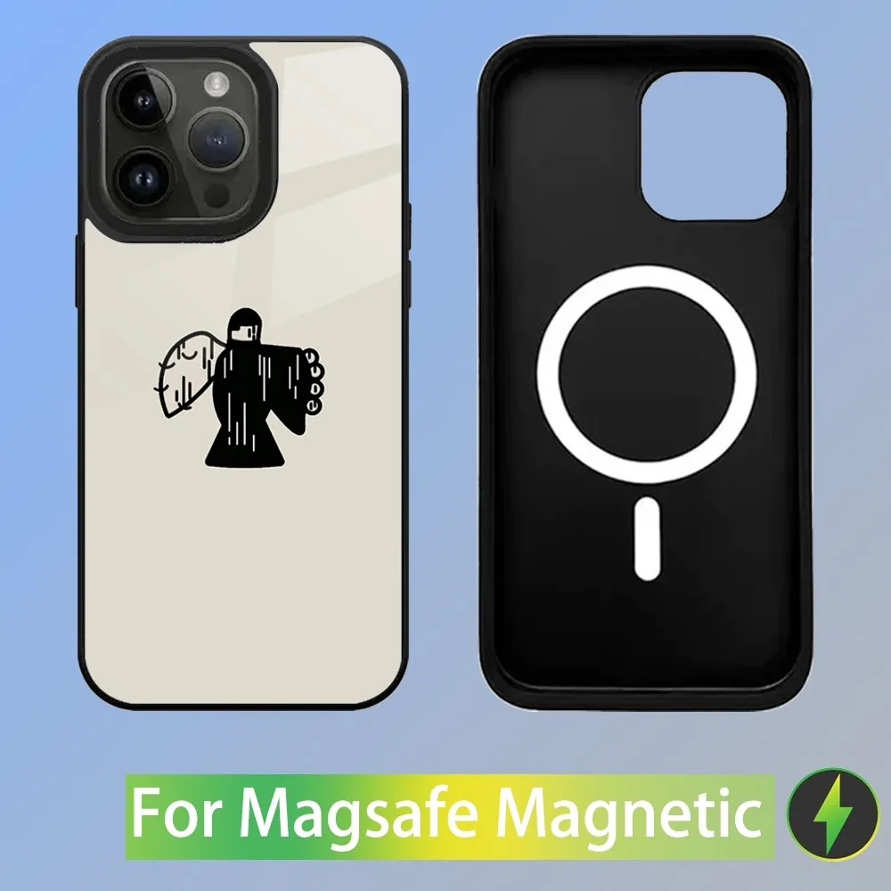 Чехол для телефона Singer Milo j iPhone 16 15 14 13 12 11 Plus Pro Max Mini Magsafe с магнитной беспроводной