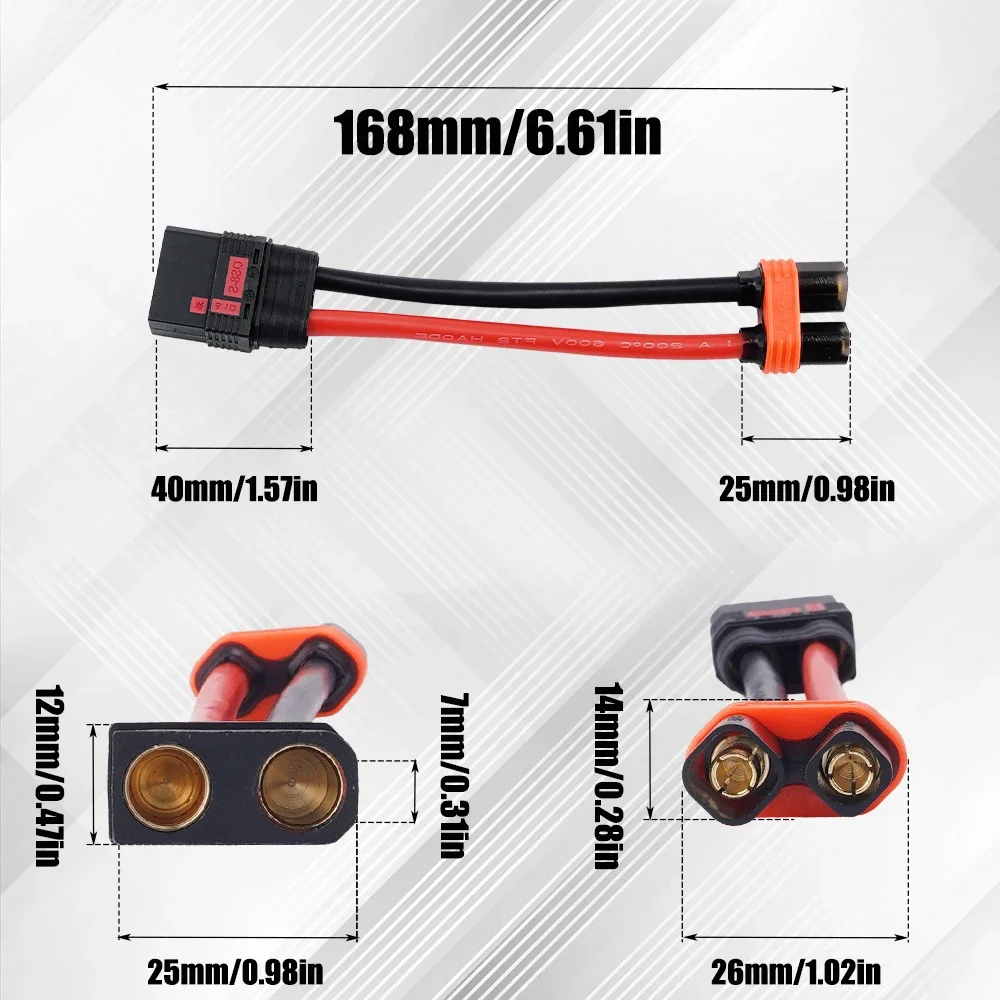 QS8 мама на 6 мм папа или 8AWG 10 см для Sur Ron EBMX провод адаптера батареи