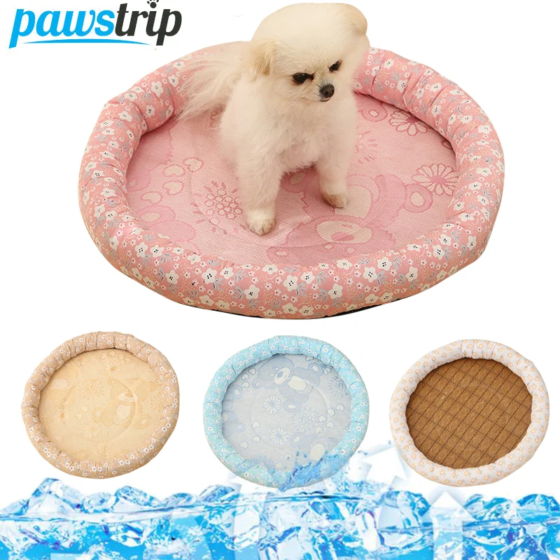 

Summer Dog Bed Pet Cooling Mat Pad for Dogs Cat Blanket Sofa Breathable Pet Dog Bed Washable for Small Medium Large Dogs