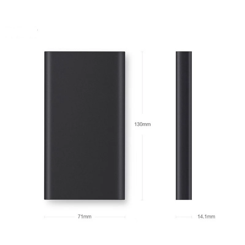 Tanie Xiaomi Mi 10000mAh Powerbank 2 PLM09ZM Zewnętrzna Bateria PowerBank Xiaomi 18W Szybkie ładowanie Banku Mocy Xiaomi Z Podwójnym Wyjściem USB