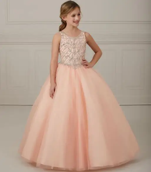 Платья HVVLF розового цвета для девочек