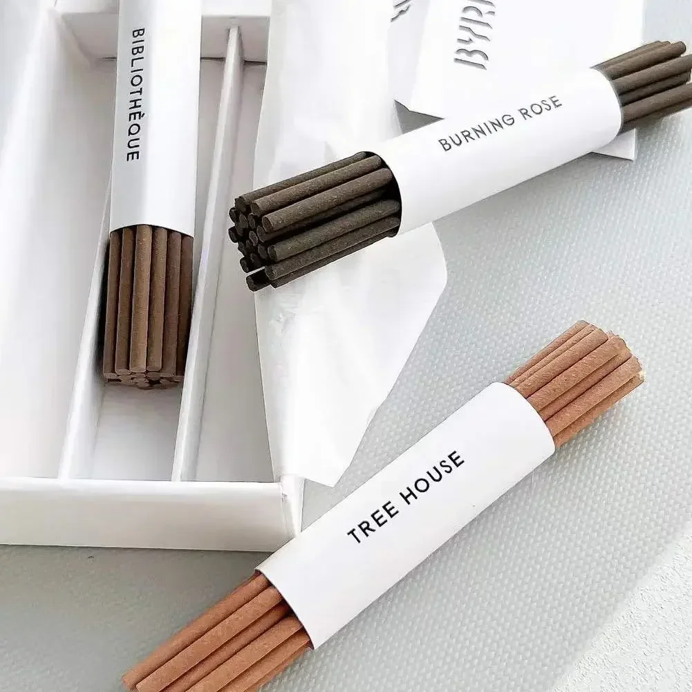 Byredo 60 шт. ароматические палочки Trois Encens подарочный набор Bibliothèque деревянный домик