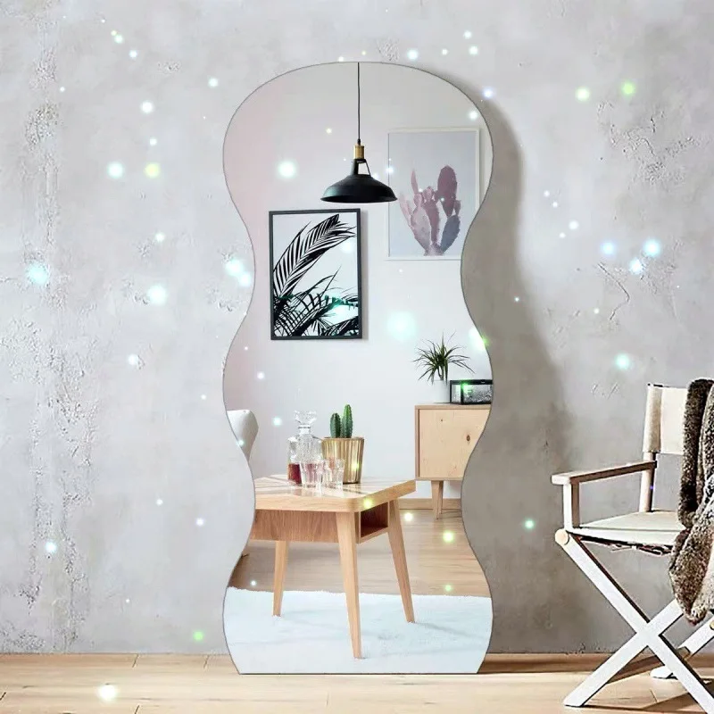 

Ground Decorative Mirror Bathroom Quality Makeup Floor Decorative Mirror Full Body Bohemian Decor Espejo Grande Decoration Home