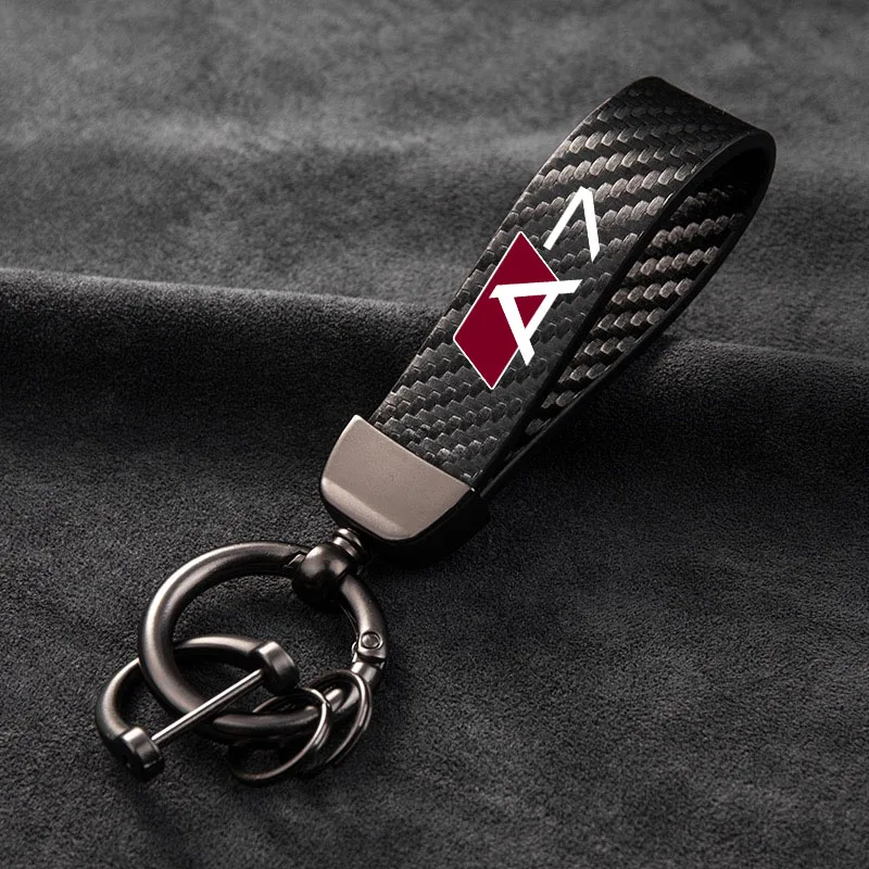 

Leather car keychain Horseshoe Buckle Jewelry for audi A7 car accessories