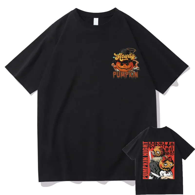

Pumpkin Day Pumpkin Night Graphic T-shirt Funny Men All Saints' Day Pumpkin Tshirt Men Women Fashion Vintage Short Sleeve Tees
