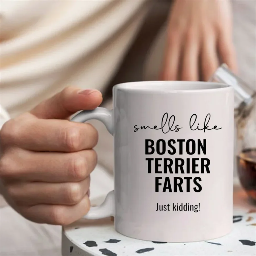 Фартуки Boston Terrier подарки для мужчин и женщин на день рождения новые кофейные
