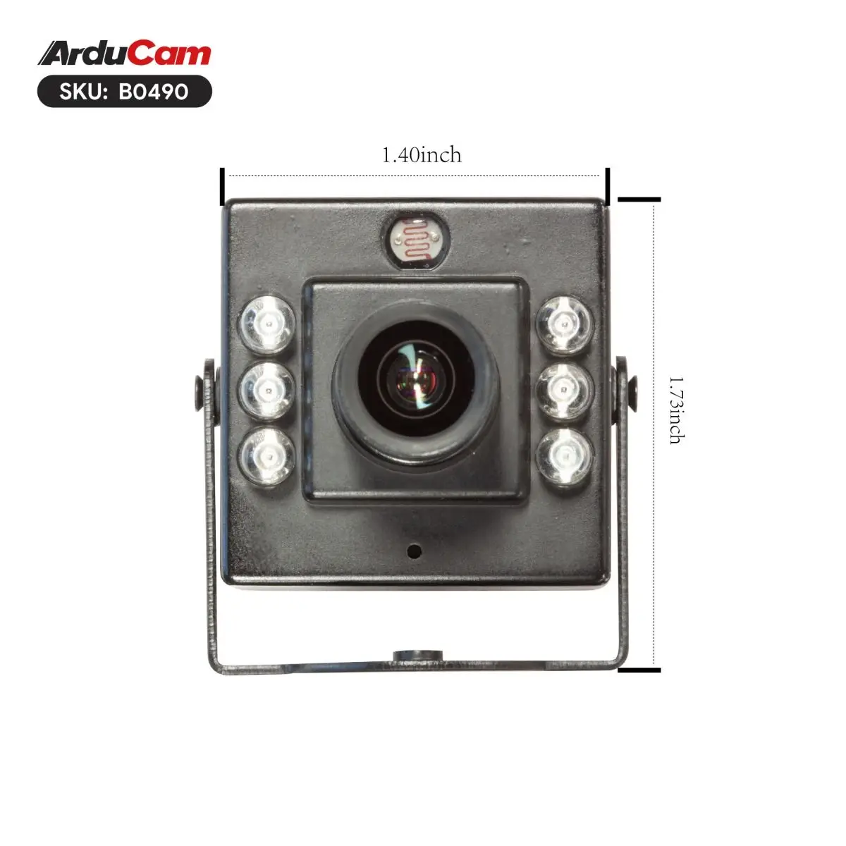 Arducam 2MP IMX462 USB-камера дневного и ИК ночного видения с металлической фотографией