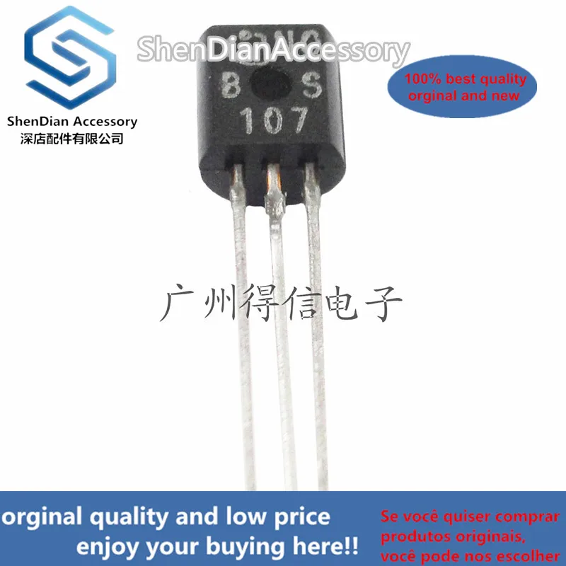 

10pcs 100% orginal BS107 BS107 To-92 real photo