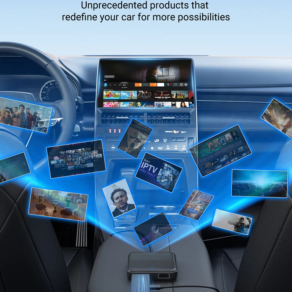 HDMI-совместимый автомобильный тв-конвертер Мультимедийный адаптер для огня