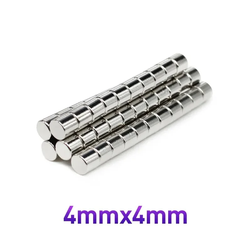 50/100/200/500/1000 шт. 4x4 мини круглые редкоземельные магниты N35 мм дисковые постоянные