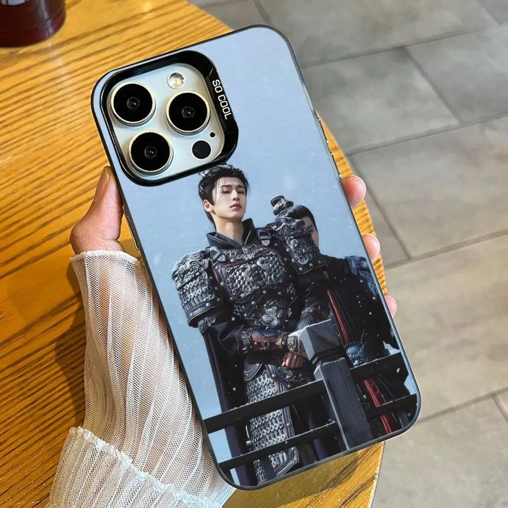 Чехол для телефона Linghe Z-ZHANG в стиле древних костюмов для iPhone 16 17 15 14 12 13 Pro Max, черный матовый противоударный чехол-накладка (art.: 3920d99cfcbea) - 3920d99cfcbea