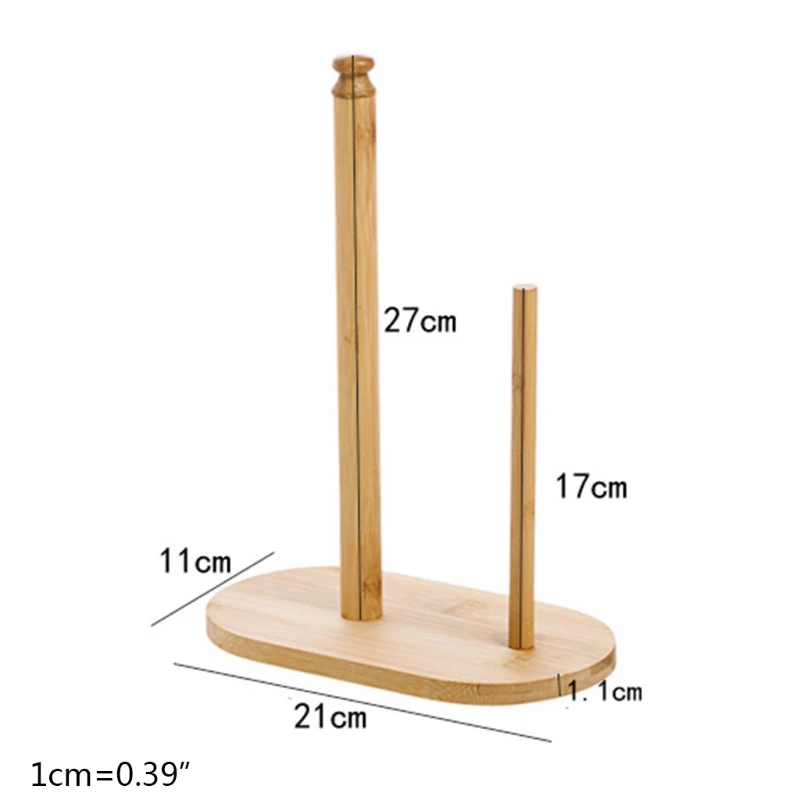 Деревянный держатель для бумажных полотенец в скандинавском стиле кухонный